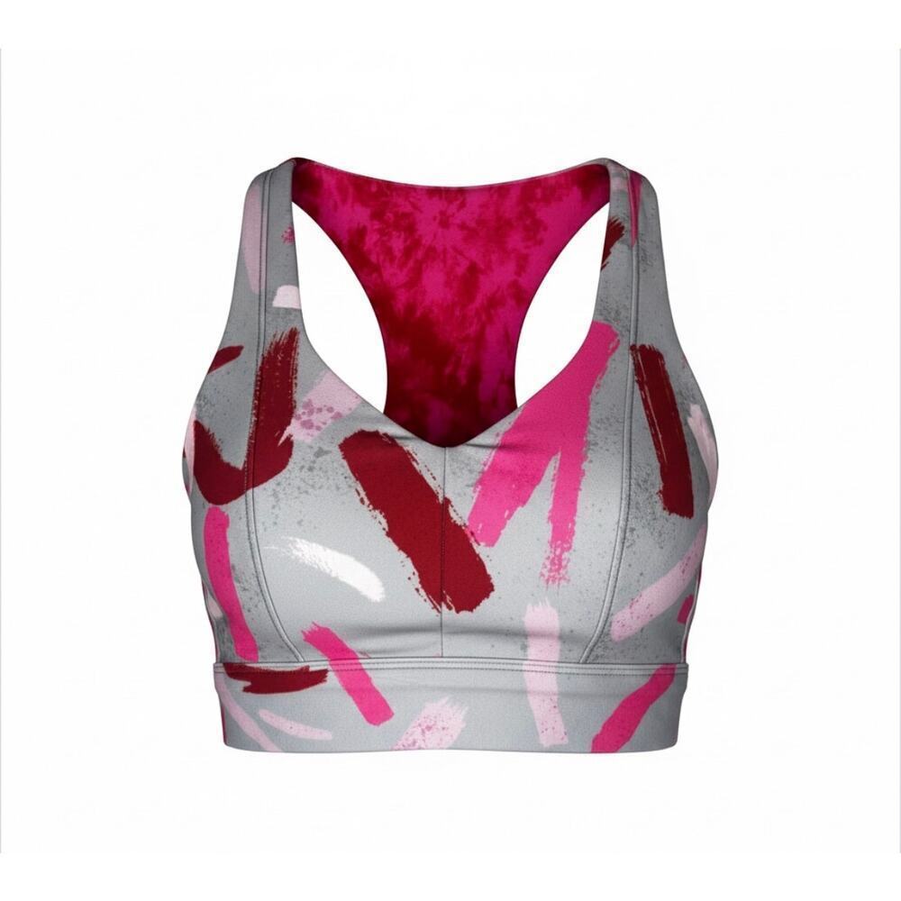 ☀️Wear It To Heart Irene Bra Summer Vamp Smokey Blush Sports Bra S NWT